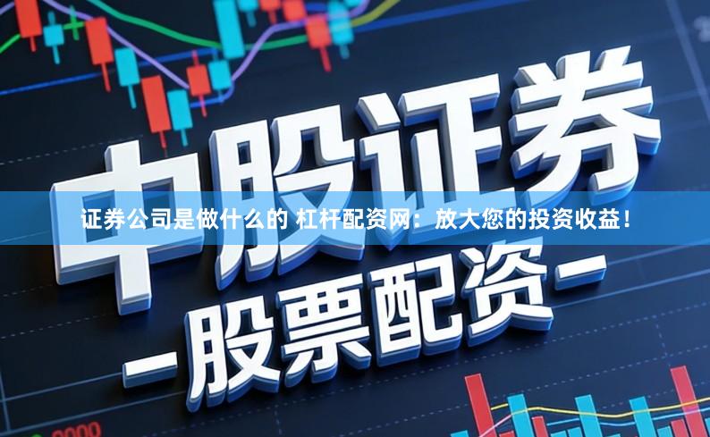 证券公司是做什么的 杠杆配资网：放大您的投资收益！