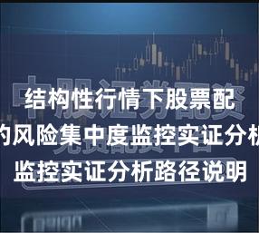 结构性行情下股票配资入门的风险集中度监控实证分析路径说明