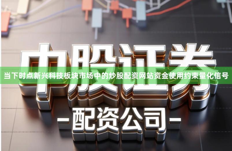 当下时点新兴科技板块市场中的炒股配资网站资金使用约束量化信号