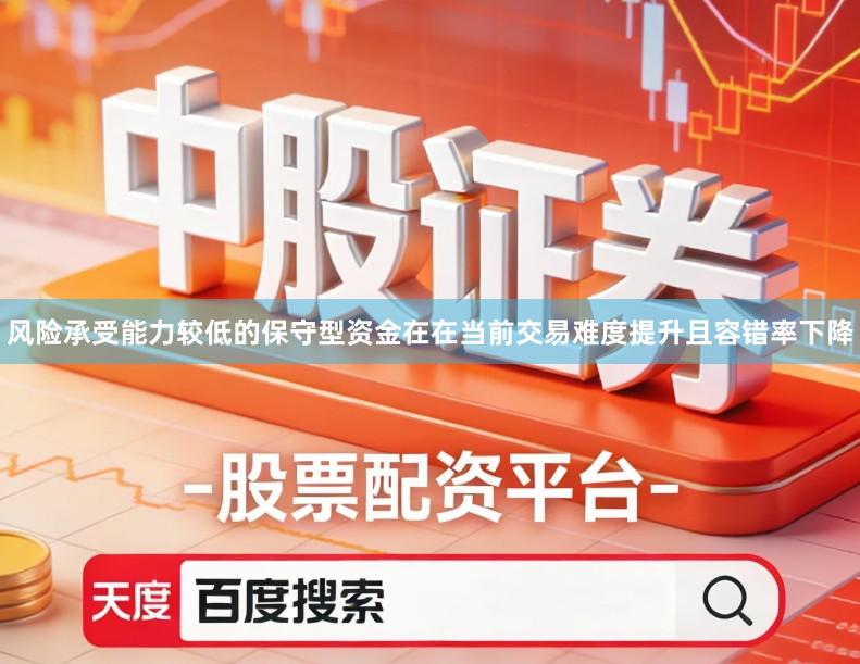 风险承受能力较低的保守型资金在在当前交易难度提升且容错率下降